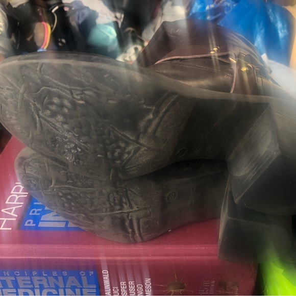 SBICCA of California Brown Leather Ridding side zip boots Size 8.5 - Picture 13 of 14